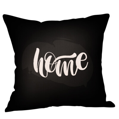 

〖Follure〗Sweet Home Cotton Linen Square Throw Pillow Cases Home Decor Sofa Cushion Cover