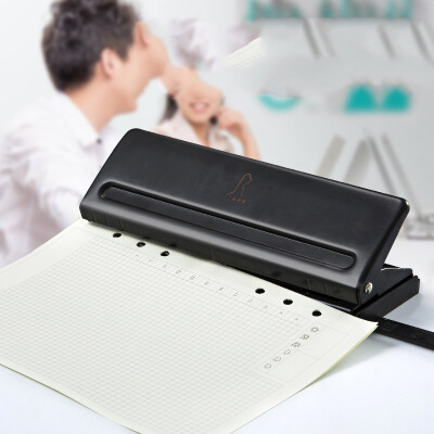 

Adjustable 6 Holes Punch Loose-leaf Paper Noteboook Sheet Papers Puncher Staplers for Home Office School