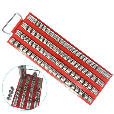 

〖Follure〗Socket Tray Rack 14 38 12 inch Snap Rail Tool Set Organizer 80pcs