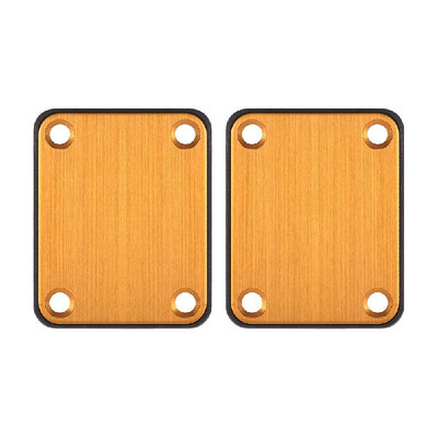

Guitar Neck Plates Aluminum Alloy Neckplate with Screws&Plastic Back Board Guitar Parts for Electric Guitar Cigar Box Guitar R