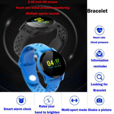 

Smart Band Watch Bracelet Wristband Fitness Tracker Blood Pressure Heart Rate US