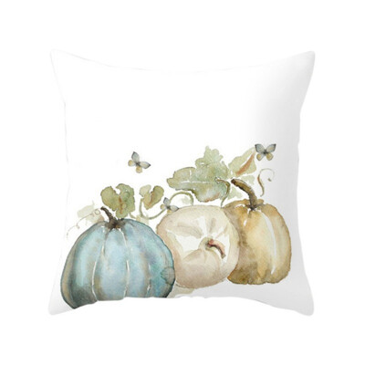 

Halloween Pumpkin Cushion Cover Peach Velvet Throw Pillow Cover Decorative Pillowcase Holiday Sofa Chair Car Bed Decoration
