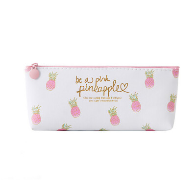 

Siaonvr Pink Pineapple Pencil Case Cosmetic Bag Makeup Pouch Pencils Box