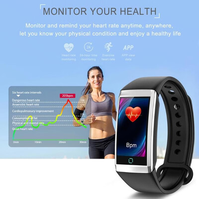 

TD19 Smart Bracelet Fitness Tracker Heart Rate Monitor IP67 Waterproof Band