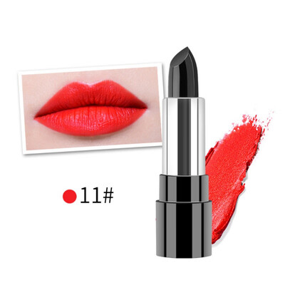 

Matte Color Change Lipstick Soy lecithin Black temperature Change Red Lip Stick Lips Balm Moisturizing Makeup Lips Care