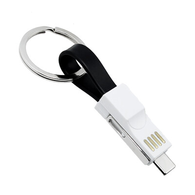 

CHUMDIY 3-in-1 Type-C Micro USB 8 Pin Magnet USB Data Sync Charging Cable