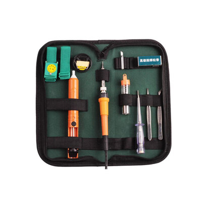 

AILAI tool kit 40W heat iron solder wire tin rosin soldering iron high temperature sponge electrostatic bracelet suction tin scorpion electric pen iron tip knife head