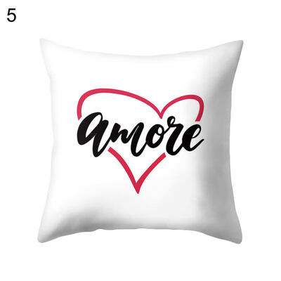 

Letter Love Hello 2019 Throw Case Cushion Cover Sofa Bed Car Cafe Office Decor