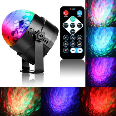 

〖Follure〗LED Party Lights Disco Ball Flash Night Light Water Light Remote Control Voice Control