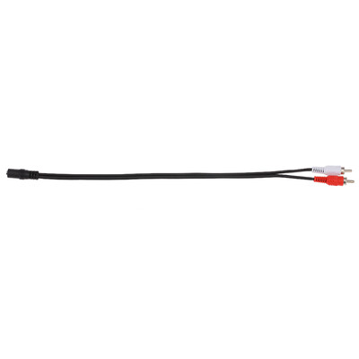 

025 Meter RCA Audio Cable 35mm Female to 2 RCA Male Stereo Adapter Y Cable for HDTV Headphone Amplifier