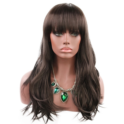 

Ladies Are Stylish with Flowing Curly Hair WIG-038
