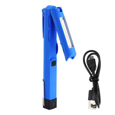 

〖Follure〗Portable Mini USB Led Torch Rechargeable Magnet Clip Work Light Inspection Lamp