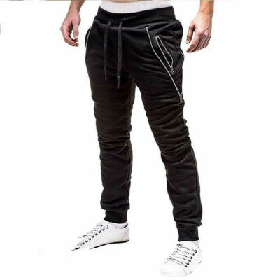 

Men Sport Pants Long Trousers Tracksuit Fitness Workout Joggers Gym Sweatpants