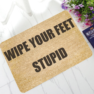 

Toponeto Letter Funny Welcome Home Entrance Floor Rug Non-slip Doormat Outdoor Mat