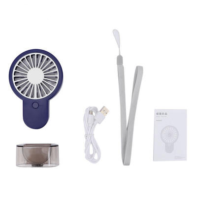 

Greensen 1Pc Mini Portable USB Fast Charging Wind Adjustment Handheld Desktop Mute Fan