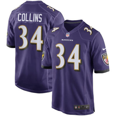 

Mens Football Jersey Baltimore Ravens Alex Collins Purple Game Jersey