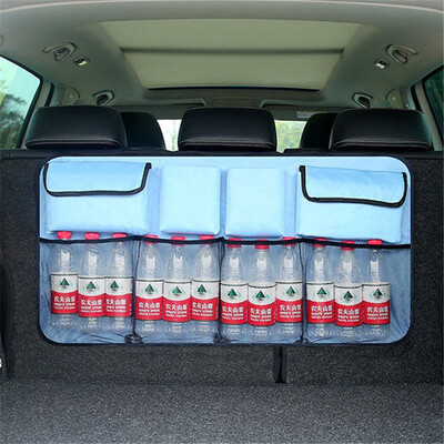 

Universal Oxford Fabric Hanging Auto Car Organizer Trunk Back Seat Storage Bag Mesh Net Pocket Bag