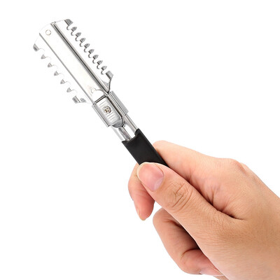 

Greensen Razor Comb Double-edge Razor Blades Manual Hair Cutting Thinning Barber Comb Hair Cutting CombBarber Comb