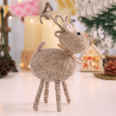 

Siaonvr Christmas Toys Sled Snowman Elk Shape Portable Cartoon Deer Pattern Snowman