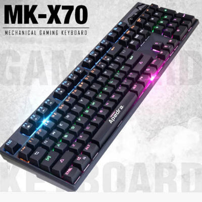 

MK-X70 Wired Mechanical Keyboard Universal Color Backlight Gaming Keyboards