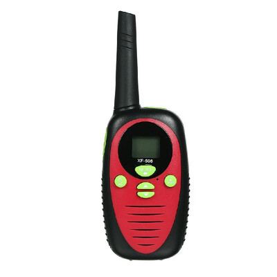 

22 Channel Long Range Portable Handheld Mini Walkie Talkies Two Way RadiosRedBatteries Not Included1 Pair