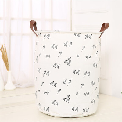

〖Follure〗Waterproof Canvas Sheets Laundry Clothes Toy Basket Folding Storage Box