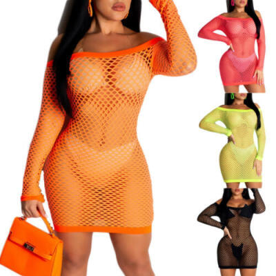 

Women Bikini Cover Up Hallow Crochet Beachwear Dress Summer Bathing Suit Blouse