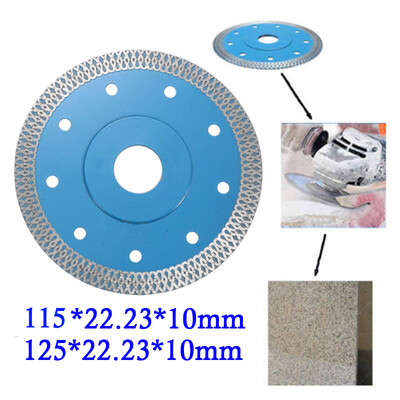 

115mm Porcelain Tile Turbo Thin Diamond Dry Cutting Blade Grinder Wheel Disc Kit