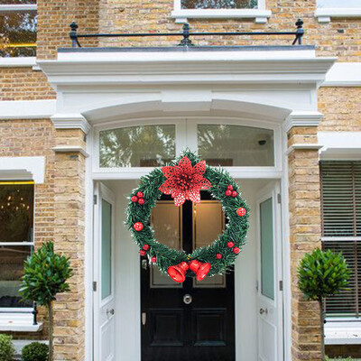 

Siaonvr Christmas Wreath Front Door Decorations Garland Winter Hanging Ornaments