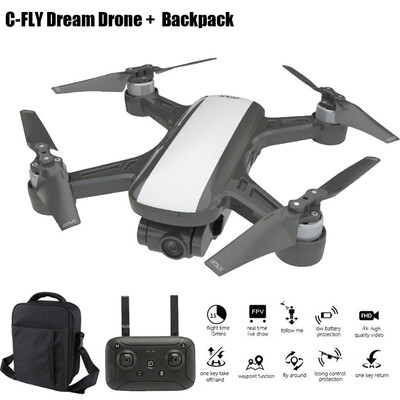 

Siaonvr C-Fly Dr-eam GPS WIFI FPV With 2-Axis Gimbal 4k Camera Optical Fl-ow Backpack