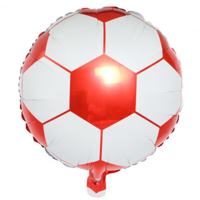 

FUNNYBUNNY 18 Inch Football Aluminum Foil Balloon Soccer Metallic Mylar Balloons