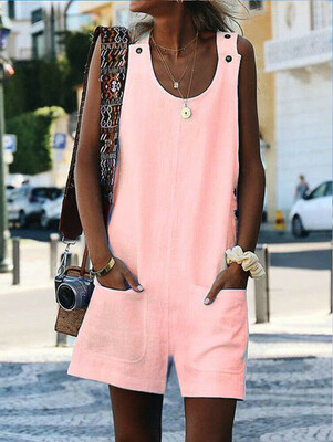 

Women Dungarees Harem Strap Pants Loose Jumpsuit Baggy Trousers Overalls Shorts