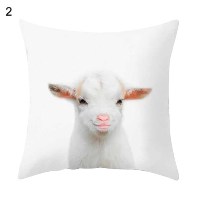 

Animal Zebra Giraffe Rabbit Pillow Case Cushion Cover Sofa Bed Car Office Decor