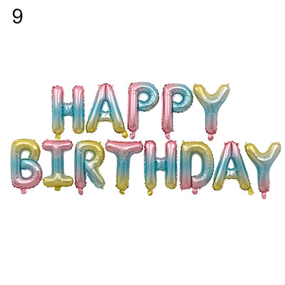 

Happy Birthday Letter Alphabet Air Balloon Kids Toy Wedding Party Decoration
