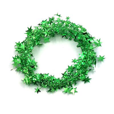 

Gobestart Christmas Party Xmas Tree Ornaments 5m Tinsel Hanging Decorations