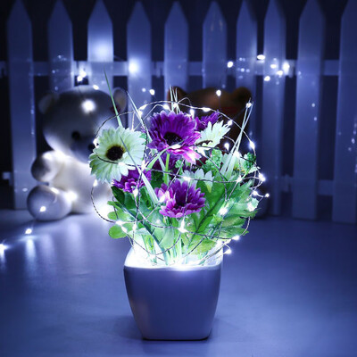 

〖Follure〗100 LED String Lights Waterproof Watering Can Light Solar Powered Decorations