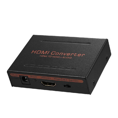 

HD to HD&Optical Spdif RCA LR Audio Converter HD Audio Extractor SplitterHD In HD Digital Analog Audio Out