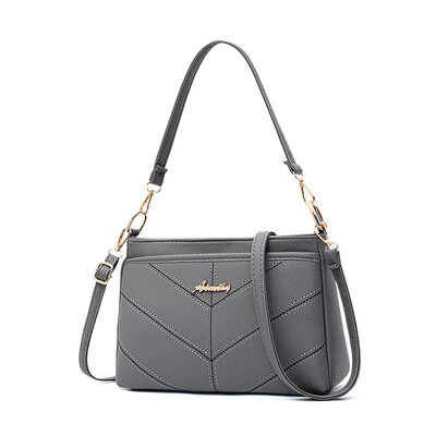 

2018 spring new small female bag best selling lychee pattern shoulder diagonal package large capacity middle-aged mother handbag
