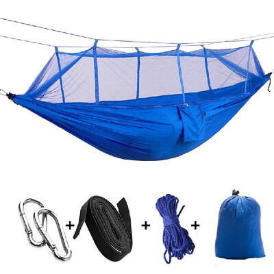 

Hammock with Mosquito Net Hammock Net Lightweight Nylon Portable Hammock for Backpacking Camping Travelling