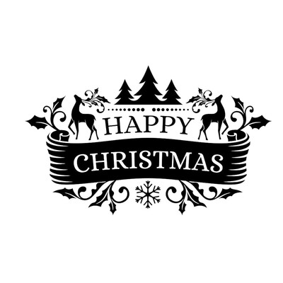 

〖Follure〗Merry Christmas Removable Wall Sticker Home Christmas Xmas Decor