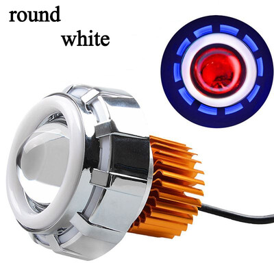 

1pcs Motorcycle Headlights 2400lm led lighting Colorful motorbike Fog Lamp 12v Waterproof lights Motorbike Auxiliary Headlamp