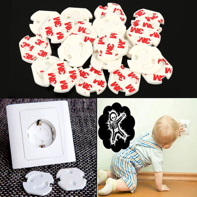

20pcs EU Power Socket Outlet Plug Protective Cover Baby Child Safety Protector ENC