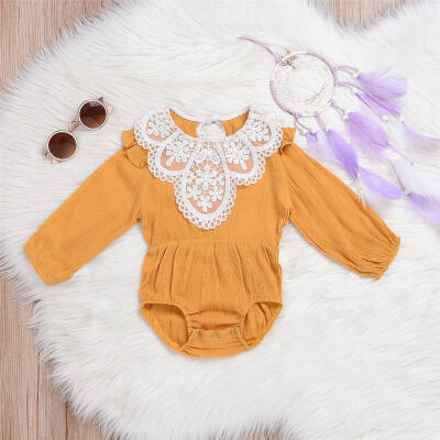 

Canis Infant Newborn Baby Girls Jumpsuit Romper Clothes Outfit Set Sweet