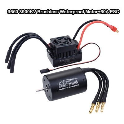 

Siaonvr SURPASS HOBBY 3650 Brushless Waterproof Motor60A ESC Set for 110 RC Truck Car