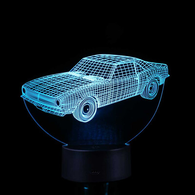 

〖Follure〗LED 3D Illuminated Lamp Optical Illusion Desk Night Light With 7 Color Changing