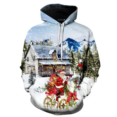 

Christmas Hoodie Fashion 3D Printed Sweatshirt Pullover Sweatshirt