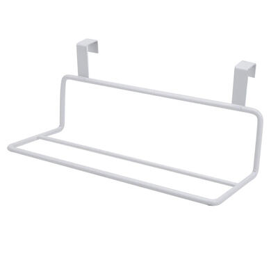 

Multifunctional Double Rails Hang Towel Holder Rack Shelf Bathroom Kitchen