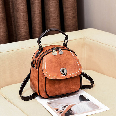 

Autumn Winter Tide South Korean version of Hong Kong wind in ancient times with backpack single shoulder satchel