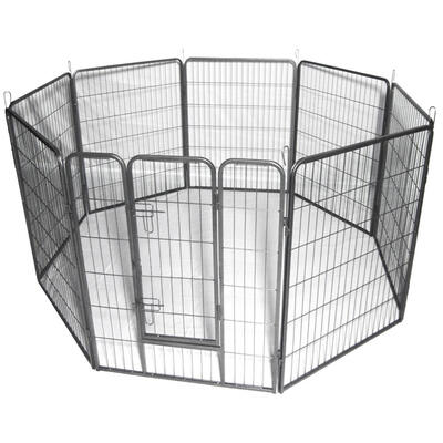 

40 inch Pet Dog Playpen Heavy Duty Metal Exercise Playing Fence w8 Panels