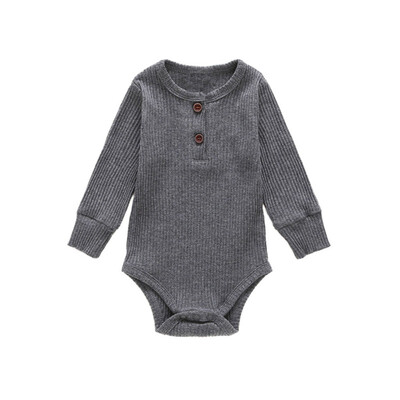

Baby Boy Girl Clothes Long Sleeve Solid Romper Jumpsuit Playsuit Newborn Clothes Spring Toddler Baby Romper